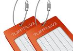 Luggage Tags Business Card Holder by TUFFTAAG - Durable Travel ID Bag Tag in Multiple Color Options, Perfect for Suitcases, Backpacks, and Carry-Ons, Easy Identification, Secure and Stylish