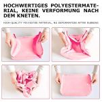 8 Set Packing Cubes for Suitcases Travel Luggage Packing Organizers,Travel Essentials Luggage Organizer Accessories for Shoe Bag Tioletry Bag Laundry Bag (Pink)