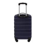 Travelers Club Harper Luggage, Blue, 2 Piece Set