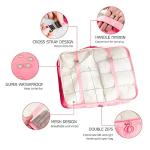 8 Set Packing Cubes for Suitcases Travel Luggage Packing Organizers,Travel Essentials Luggage Organizer Accessories for Shoe Bag Tioletry Bag Laundry Bag (Pink)