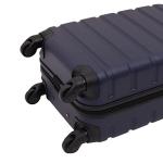 Travelers Club Harper Luggage, Blue, 2 Piece Set