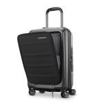 Samsonite Carry-On Pro Front Pocket Hardside Expandable 21-Inch Octiv Luggage: Durable & Impact Resistant, 360° Aero Trac Spinner Wheels, Adjustable Telescopic Handle, TSA Approved Lock - Black