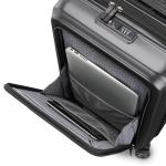 Samsonite Carry-On Pro Front Pocket Hardside Expandable 21-Inch Octiv Luggage: Durable & Impact Resistant, 360° Aero Trac Spinner Wheels, Adjustable Telescopic Handle, TSA Approved Lock - Black