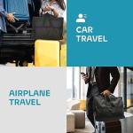 Travel Garment Bag with Zipper Pocket, Suit Bag for Suits, Dresses, Coats