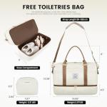 LOVEVOOK Travel Duffle Bag,Weekender Bags for Women with Shoe Compartment,Carry on Overnight Bag with Toiletry Bag,Gym Duffel Bag with Wet Pocket,Hospital Bags for Labor and Delivery