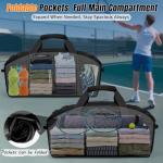 ETRONIK 75L Tactical Gym Bags for Men, Large Duffle Bag with Removable Dividers & Shoe Compartment, Waterproof Duffel Bag with Wet Pocket for Traveling, Heavy Duty Military Bag for Travel Sports Black