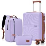 Eeeza Luggage Sets 3 Piece, Suitcases with Wheels, ABS Hard Case Luggage with TSA Lock Spinner Wheels, Carry On Luggage Set (20inch)