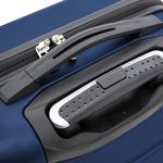 Travelers Club Harper Luggage, Blue, 20-Inch Carry-On