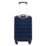 Travelers Club Harper Luggage, Blue, 20-Inch Carry-On