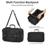 Mfinesun Travel Backpack for Men & Women, 60L Extra Large Backpack Durable Convertible Duffle Bag Fit for 18 Inch Laptop with Shoe Compartment, Wet Pocket