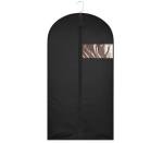 47-Inch Garment Bags Covers,Hanging Clothes Bag, Suit Cover Bags with Clear Window for Hanging Closet Clothes Storage and Travel (Black-47Inch)