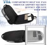 MATEIN Extra Large 18.4 Inch Laptop Backpack, Travel Computer Backpack with USB Charging Port TSA Friendly, Anti Theft College Backpack Flight Approved Business Work Big Bag for Women Men, Grey