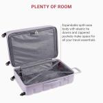 SwissGear 7366 Signature Hardside Expandable Luggage with Spinner Wheels, TSA Lock, Evening Haze, Checked-Large 27-Inch