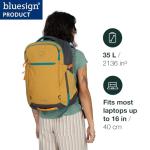 Osprey Daylite 35L Travel Pack – Lightweight and Versatile Carry-On Backpack for Weekend Travel, Hiking, or Daily Commute – Durable, Streamlined Design with Ample Storage, Blue Spikemoss/Alkaline