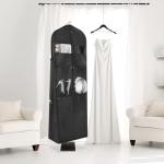 Zilink 72" Wedding Dress Garment Bag Dress Bags for Gowns Bridal Dress Travel Bag with 12”Gusseted and Accessory Pockets for Wedding Dress, Puffy Gowns [Upgraded Version]