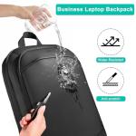 Business Backpack for Men 17 Inch,Slim & Expandable Waterproof Travel Laptop Backpack with USB Charger Port,Anti-Theft Lightweight Large Work Computer Bag,College Laptop Backpacks Gifts for Men Women