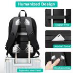 Business Backpack for Men 17 Inch,Slim & Expandable Waterproof Travel Laptop Backpack with USB Charger Port,Anti-Theft Lightweight Large Work Computer Bag,College Laptop Backpacks Gifts for Men Women