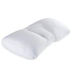 Remedy Microbead Pillow - Moldable and Temperature Regulating Cushion Ergonomic Pillow - Supports Head, Neck and Shoulders for Restful Sleep and Travel - (White)