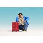 American Tourister Stratum 2.0 Expandable Hardside Luggage with Spinner Wheels, Red, Carry-on