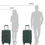 Hulsin 20 Inch Expandable Carry on Luggage, Hardside Lightweight Spinner Suitcase TSA Lock, 22x14x9 Airline Approved Hard Shell Expandable Travel Luggage with 20% More Capacity (Green, 20 Inch)