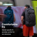 Osprey Farpoint 55L Men's Travel Backpack, Black