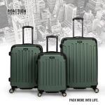Kenneth Cole REACTION Renegade Luggage Expandable 8-Wheel Spinner Lightweight Hardside Suitcase, Cilantro, 20-inch Carry On
