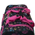 Rockland Rolling Duffel Bag, Peace, 22"