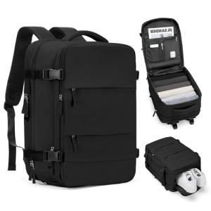Casual Backpack Traveling Backpack, A-black, Expandable, Modern