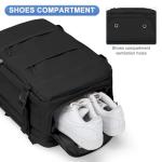 Casual Backpack Traveling Backpack, A-black, Expandable, Modern