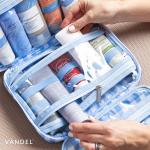 VANDEL Waterproof Hanging Toiletry Bag for Travelling, Hanging Makeup Bag, Cosmetic Travel Bags for Women Travel Toiletry Bags, Makeup Case Toiletries Organizer Hygiene Bathroom Shower Caddy