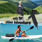 ESCRODOI Vacuum Bags for Travel with Pump, 3-Size Set Reusable Vacuum Compression Bags for Luggage, Space Saver IP67 Waterproof Vacuum Packing Cubes for Suitcase&Backpack, Black