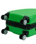 Rockland Melbourne Hardside Expandable Spinner Wheel Luggage, Green, Carry-On 20-Inch