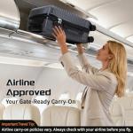 Rosamo Luggage Sets 3 Piece, ABS Suitcase Set (20/24/28), Hardside luggage with Spinner Wheels, Travel Luggage, 22x14x9 Airline Approved Carry on, Lightweight Luggage with High-Security Lock