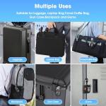 iGurutr TSA Locks 4-Pack - Ultra Lightweight Travel & Gym Combo Locks (54g Each!), TSA Approved Secure Luggage Locks for Suitcases, School Backpacks, Lockers - 3-Digit Code, 2.36in Compact Design