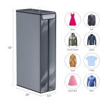 Univivi Garment Bags for Hanging Clothes 40", Hanging Garment Bags for Closet Storage with Large Clear Window, Garment Storage Bags for Suits, Coats, Dresses, 2 Pack