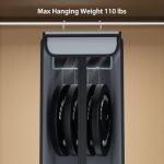 Univivi Garment Bags for Hanging Clothes 40", Hanging Garment Bags for Closet Storage with Large Clear Window, Garment Storage Bags for Suits, Coats, Dresses, 2 Pack