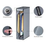 Univivi Garment Bags for Hanging Clothes 40", Hanging Garment Bags for Closet Storage with Large Clear Window, Garment Storage Bags for Suits, Coats, Dresses, 2 Pack