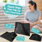 ALL INCLUDED - 12 Set Packing Cubes for Suitcases Carry On, Travel Essentials/Accessories Luggage Organizer Bags Set, Includes Cubes, Shoes Bag, Matte Cosmetic Bag, Zipper Bags