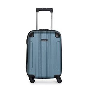 Kenneth Cole REACTION Out of Bounds Lightweight Hardshell 4-Wheel Spinner Luggage, Granite Blue, 20-Inch Carry On