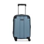 Kenneth Cole REACTION Out of Bounds Lightweight Hardshell 4-Wheel Spinner Luggage, Granite Blue, 20-Inch Carry On