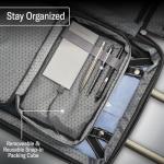 Samsonite Octiv Lightweight Hardshell 20-Inch Carry-On Luggage - Durable & Impact Resistant, 360° Aero Trac Spinner Wheels, Adjustable Telescopic Handle, Expandable Suitcase, TSA Approved Lock - Blue