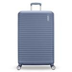 American Tourister Stratum 3.0 Large 28-Inch Spinner, Airline Approved, Durable Hardside Luggage, Expands 1.5", RightHeight™ Adjustable Handle, Elemental Blue