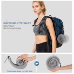 Vzpeun Travel Pillow, Hooded Neck Pillow Airplane for Sleeping, Memory Foam Traveling Pillow for Long Flights, Portable Plane Accessories (Light Gray)