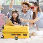 Vintage Mountain 2 Pack Luggage Tag for Suitcase, Cute Unique Leather Bag Tags Identifiers Privacy Cover ID Label with Durable Steel Loop for Women Men Kids Girls Travel