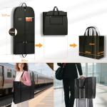 Travel Garment Suit Bag for Hanging Clothes 54", Suit bags for Closet Storage with Pockets Gusseted Garment bag for Men Suits Shirts Tuxedos Dresses Coats, Suit Cover Bags With Handles and Zipper