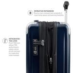 Travelpro Pathways 3 Hardside Expandable Luggage, 8 Spinner Wheels, Lightweight Hard Shell Suitcase, Checked Large 28 Inch, Royal Blue