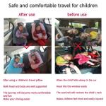 FHSGGP Travel Pillow Cushion for The Back Seat of Car Car Pillow for Kids A Sleeping Artifact Suitable for Long-Distance Travel of Adults and Children Travel Pillow for Kids Pink