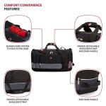 SwissGear Apex Duffle Bag for Travel and Gym with Bungee-Cord System