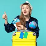 IANFAN 100 Pcs Luggage Tags for Suitcases, Plastic Backpack Bag Baggage Name Tag with Reinforcement Hole Waterproof Luggage Tag Suitcase Tags for Luggages Identifiers Colorful Baggage Name ID Labels