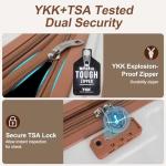 Romswi Expandable 22x14x9 Airline Approved 21" Carry On Luggage Set,Hardside 3PCS Carry On Suitcase Set ABS+PC Suitcase with Duffel Bags, Dual Spinner Wheels TSA Lock White